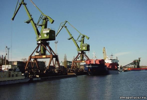 Морской порт в Щецине